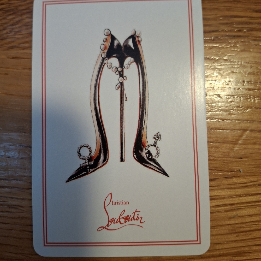 Host Pick Christian Louboutin King Of Spades Collectible Card New In Case - Picture 2 of 4